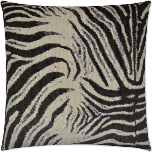 Zebrana by DV Kap Home in black, charcoal. Made from 53.97% rayon, 22.49% cotton, 15.30% pir poly, 8.24% pcr poly in a modern style.