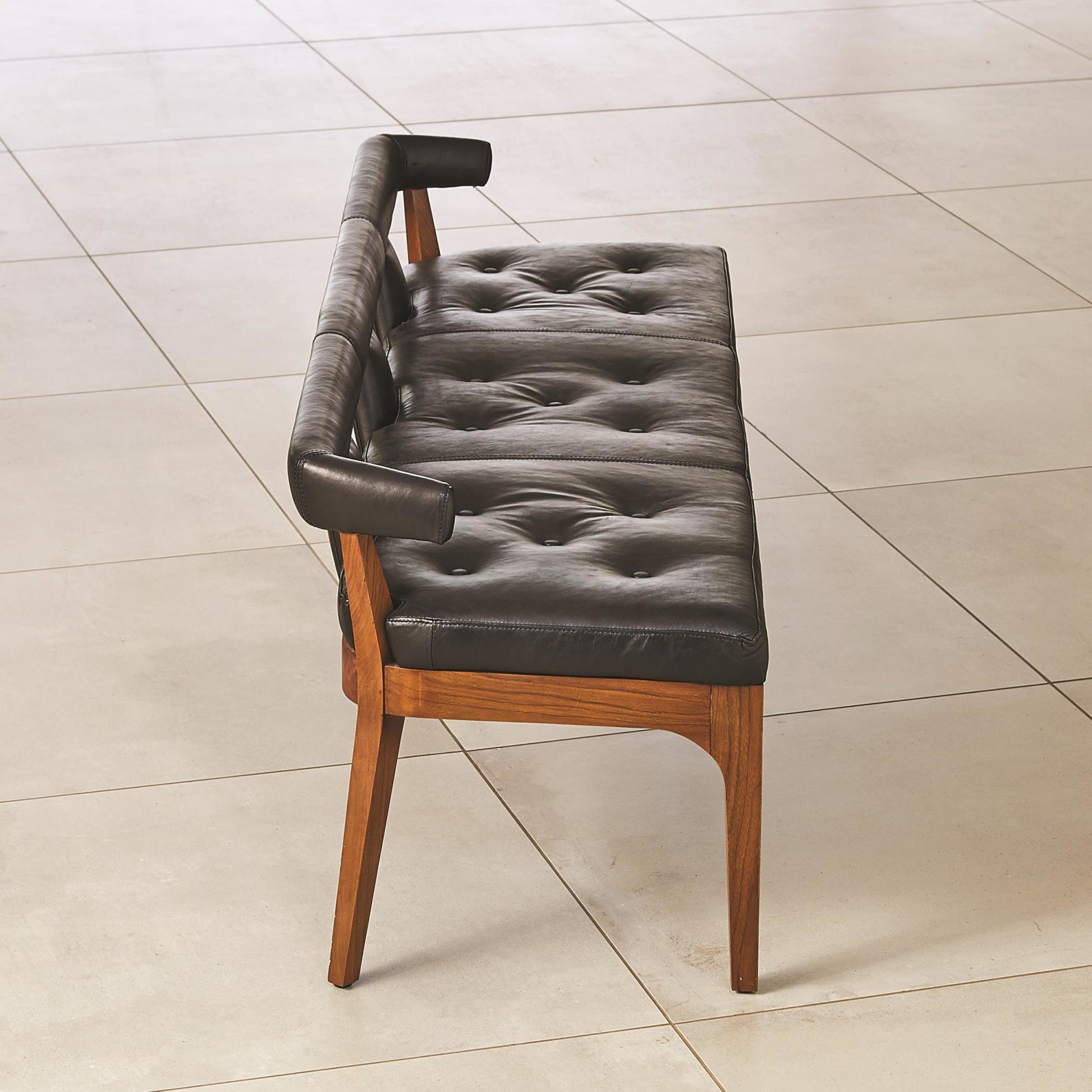 Moderno Bench by Global Views. Made from unique in a modern style.