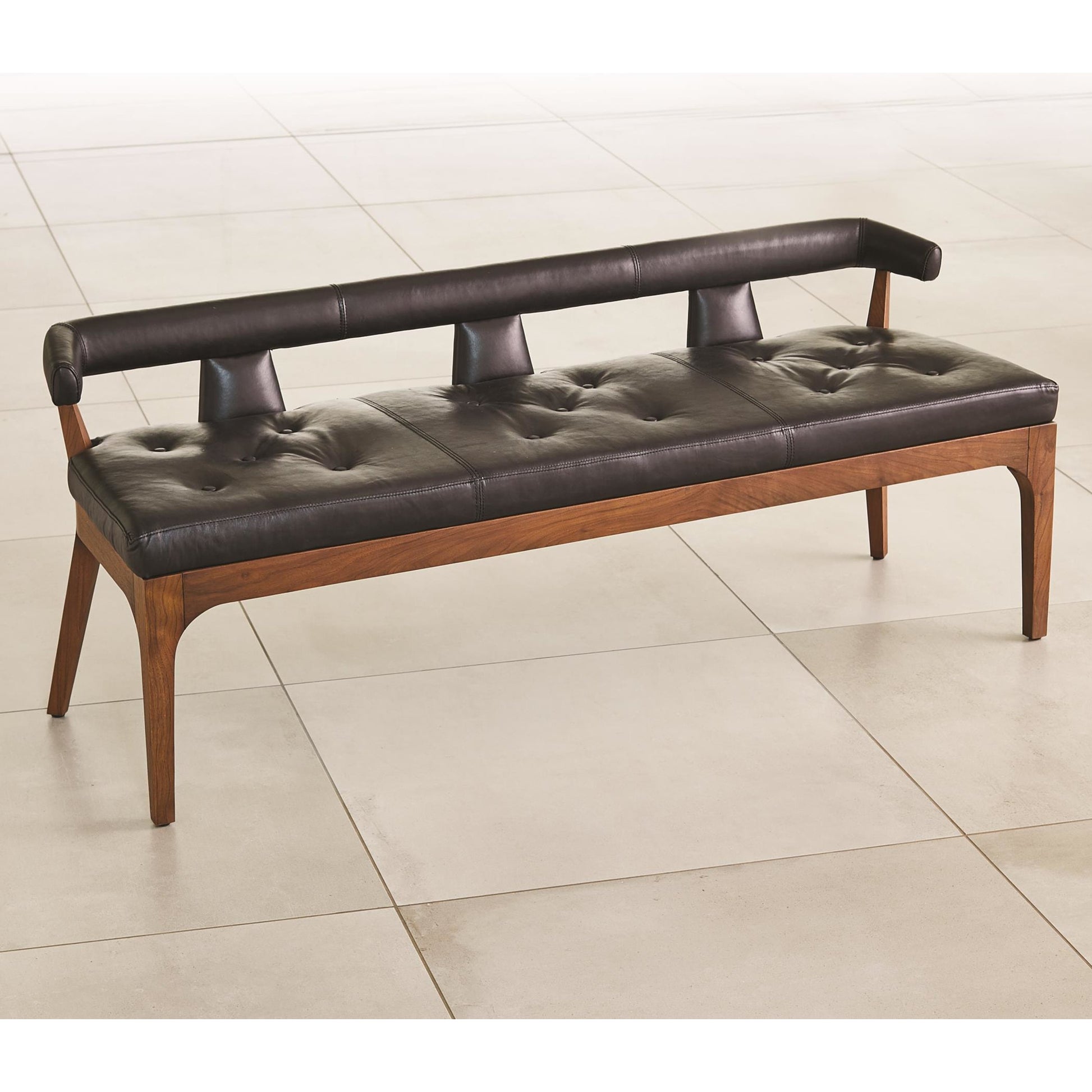 Moderno Bench by Global Views. Made from unique in a modern style.