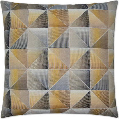 Immortal Pillow by DV Kap Home in yellow. Made from 70% polyester, 30% rayon in a eclectic & global style.