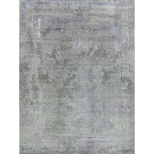 Maison Rug - Charcoal, Purple by Exquisite Rugs in charcoal/purple. Made from unique in a unique style.