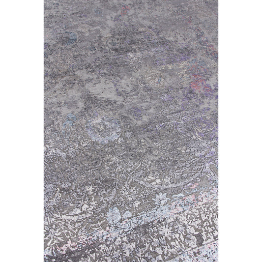 Maison Rug - Charcoal, Purple by Exquisite Rugs in charcoal/purple. Made from unique in a unique style.