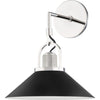 Polished Nickel / 12.00" x 4", Black