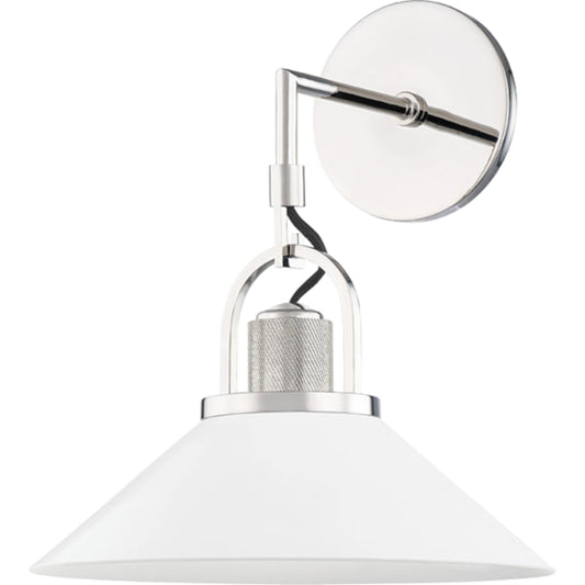 Syosset 1 Light Wall Sconce by Hudson Valley. Made from steel in a transitional style.