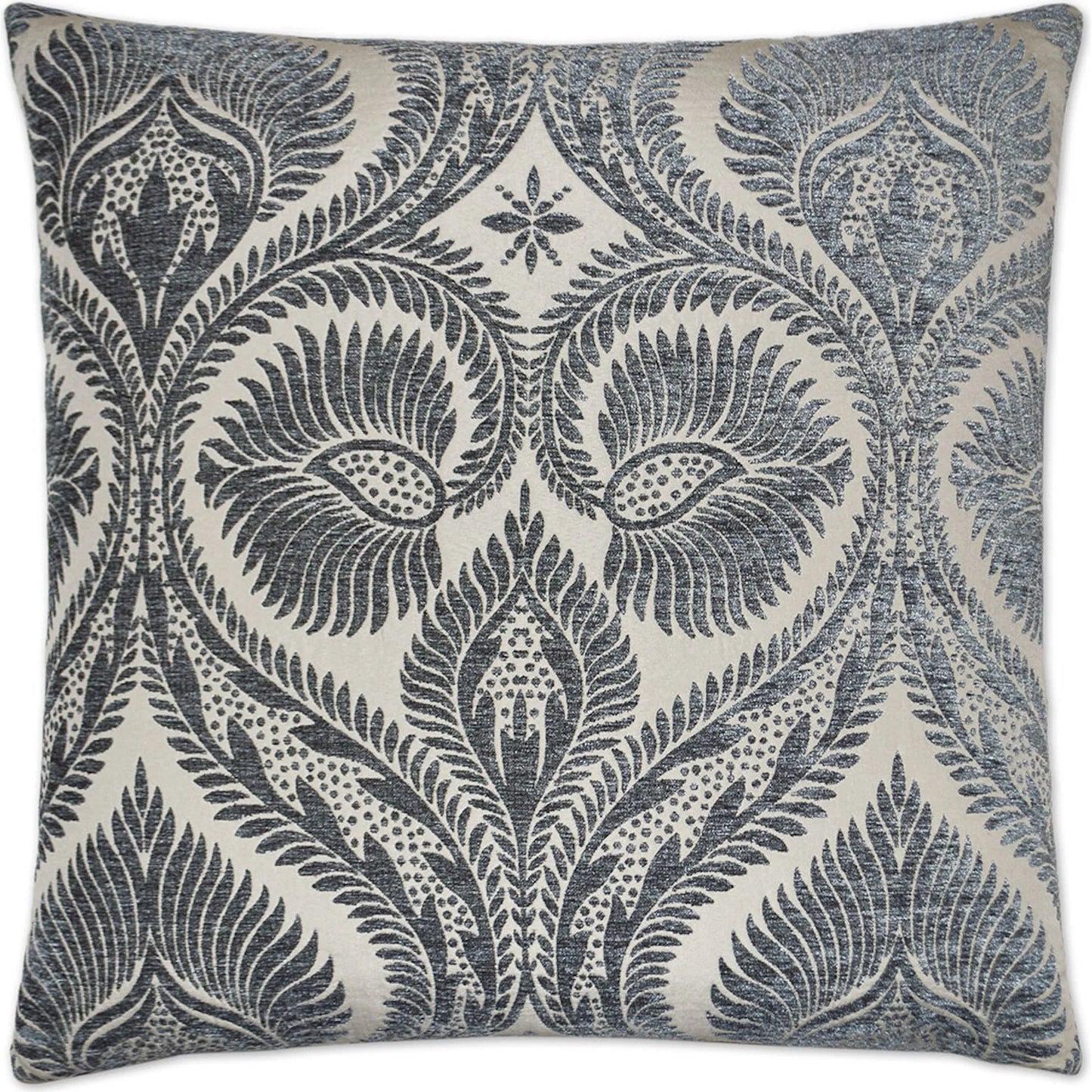 001 SI-2380729 | Primary Silo | Burma Pillow by DV Kap Home in grey. Made from 100% polyester in a traditional style.