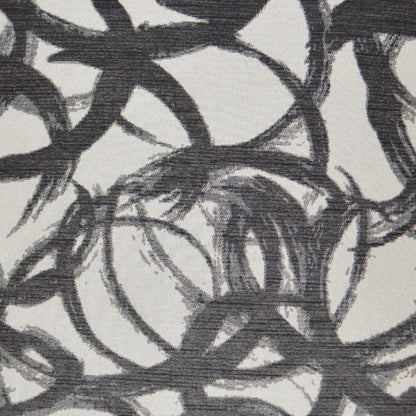 Swoosh Pillow by DV Kap Home in black. Made from 45% polyester, 55% rayon in a transitional style.
