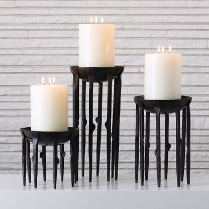 Bothwell Candlestand by Global Views. Made from iron in a modern style.