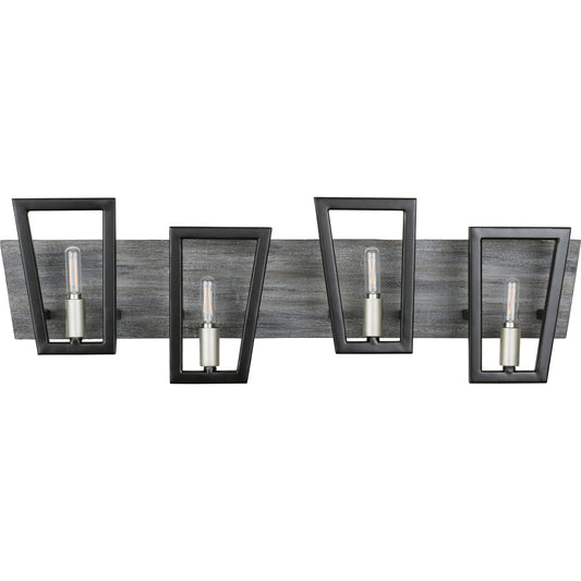 Zag Vanity Sconce by Varaluz in black. Made from unique in a modern style.