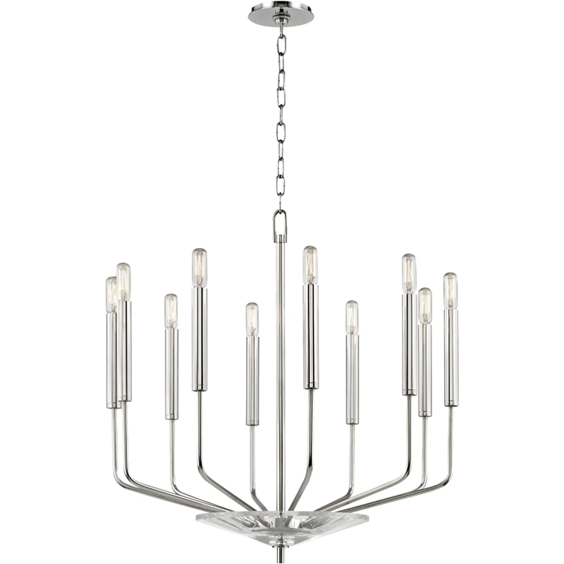 Gideon Chandelier by Hudson Valley. Made from steel in a modern style.
