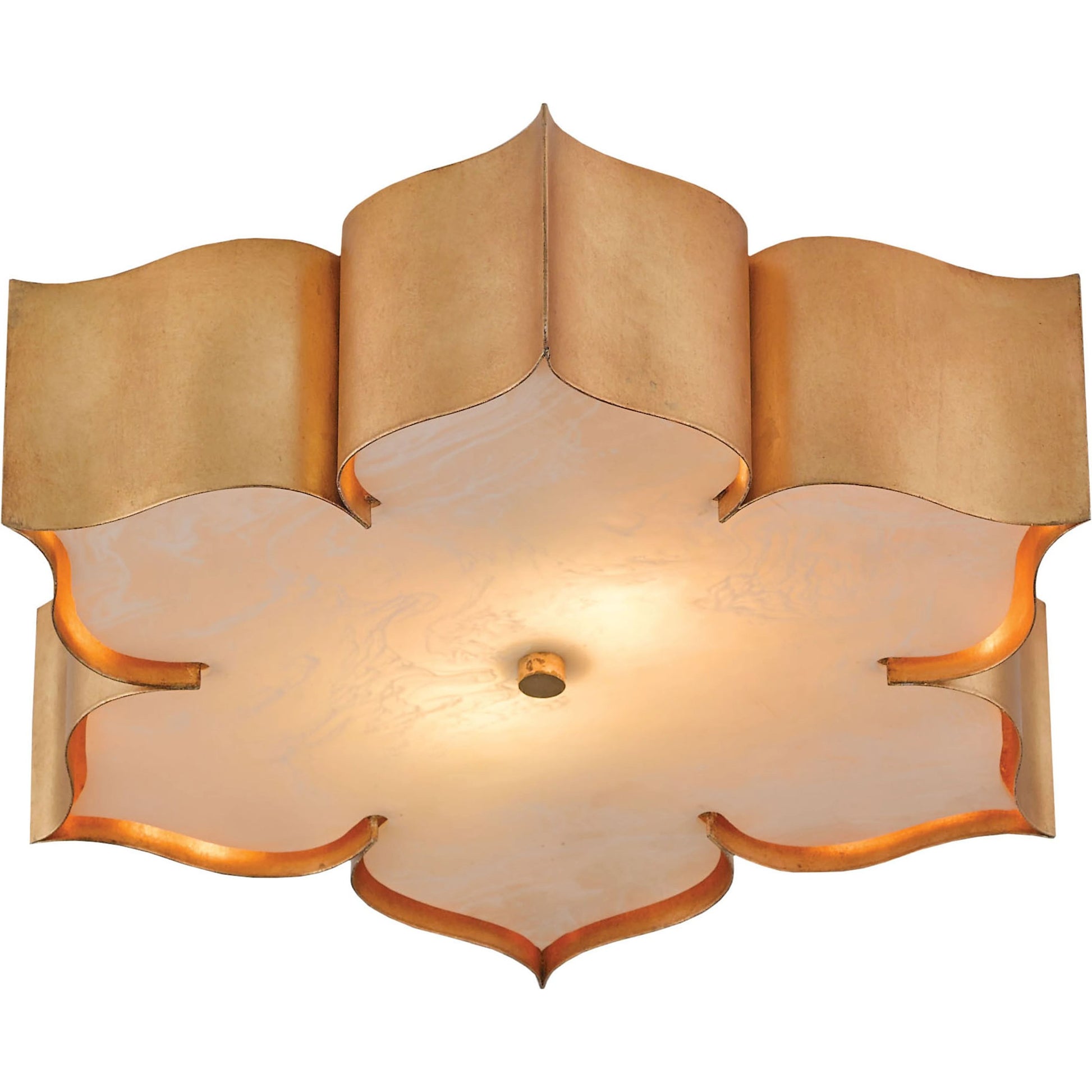 Grand Lotus Flush Mount by Currey and Company. Made from unique in a modern style.