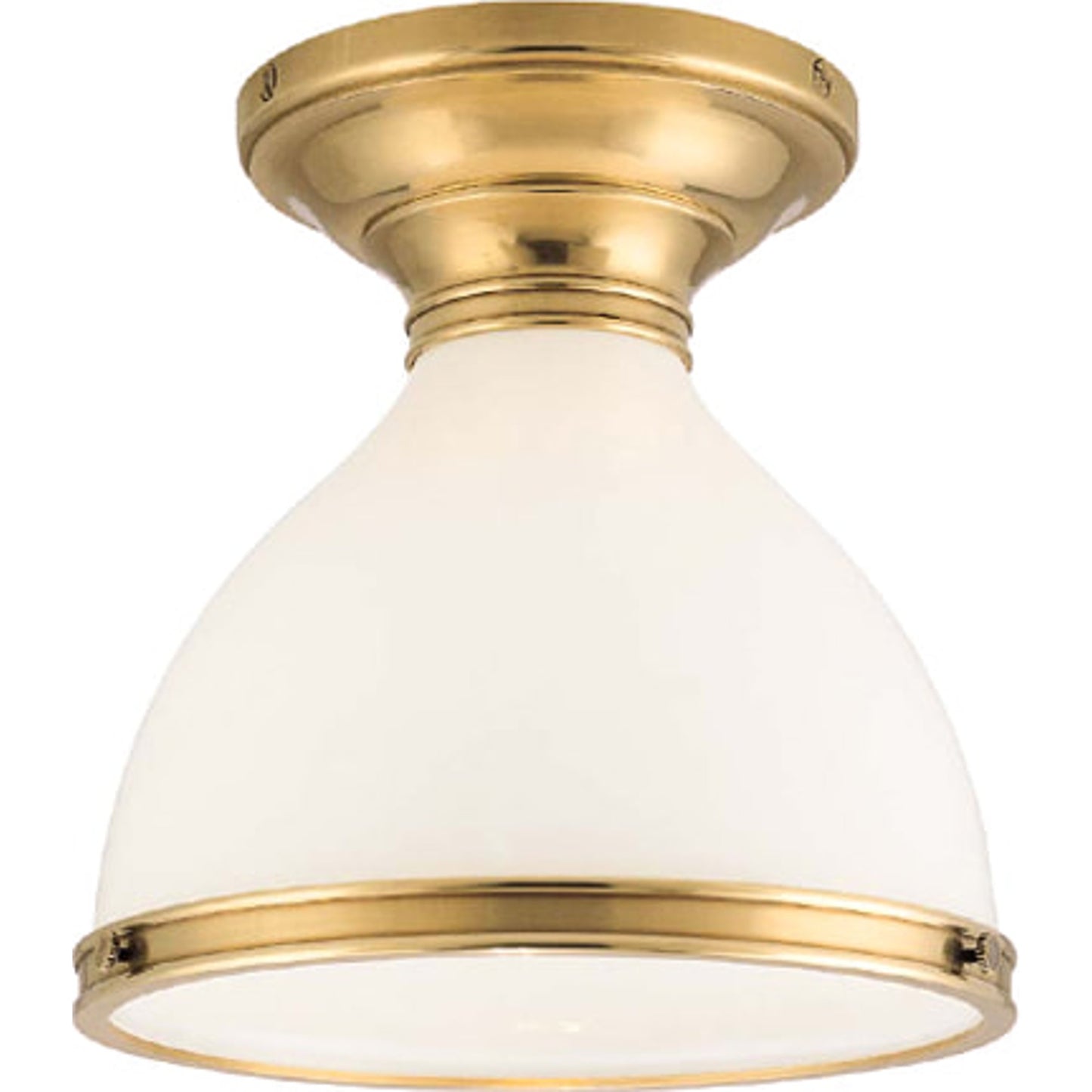 001 S-309574 | Primary Silo | Randolph Semi Flush by Hudson Valley. Made from brass in a transitional style.