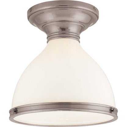 Randolph Semi Flush by Hudson Valley. Made from brass in a transitional style.
