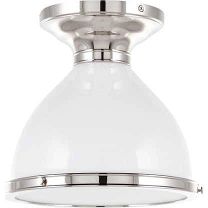 Randolph Semi Flush by Hudson Valley. Made from brass in a transitional style.