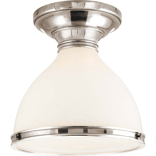 Randolph Semi Flush by Hudson Valley. Made from brass in a transitional style.