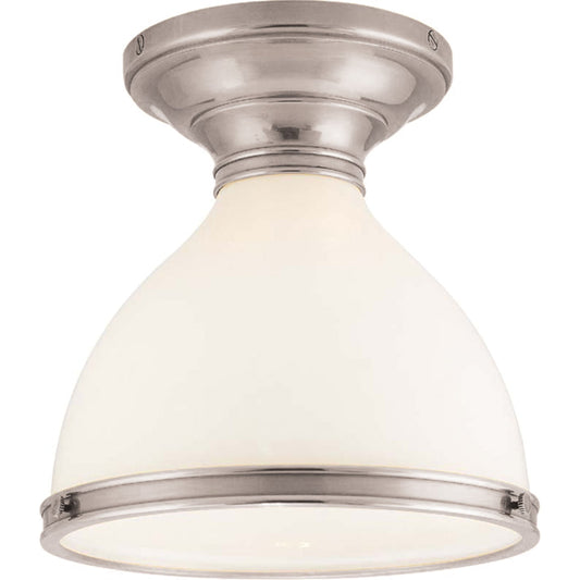Randolph Semi Flush by Hudson Valley. Made from brass in a transitional style.