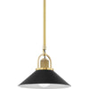 Aged Brass / 12.00" x 4", Black
