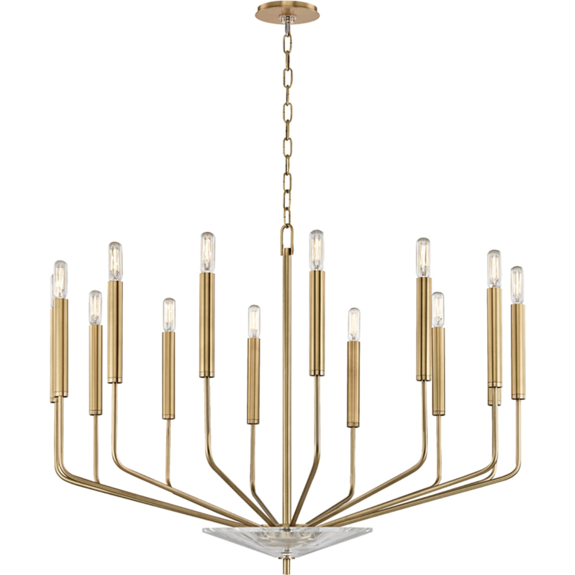 Gideon Chandelier by Hudson Valley. Made from steel in a modern style.