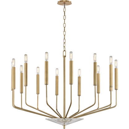 Gideon Chandelier by Hudson Valley. Made from steel in a modern style.