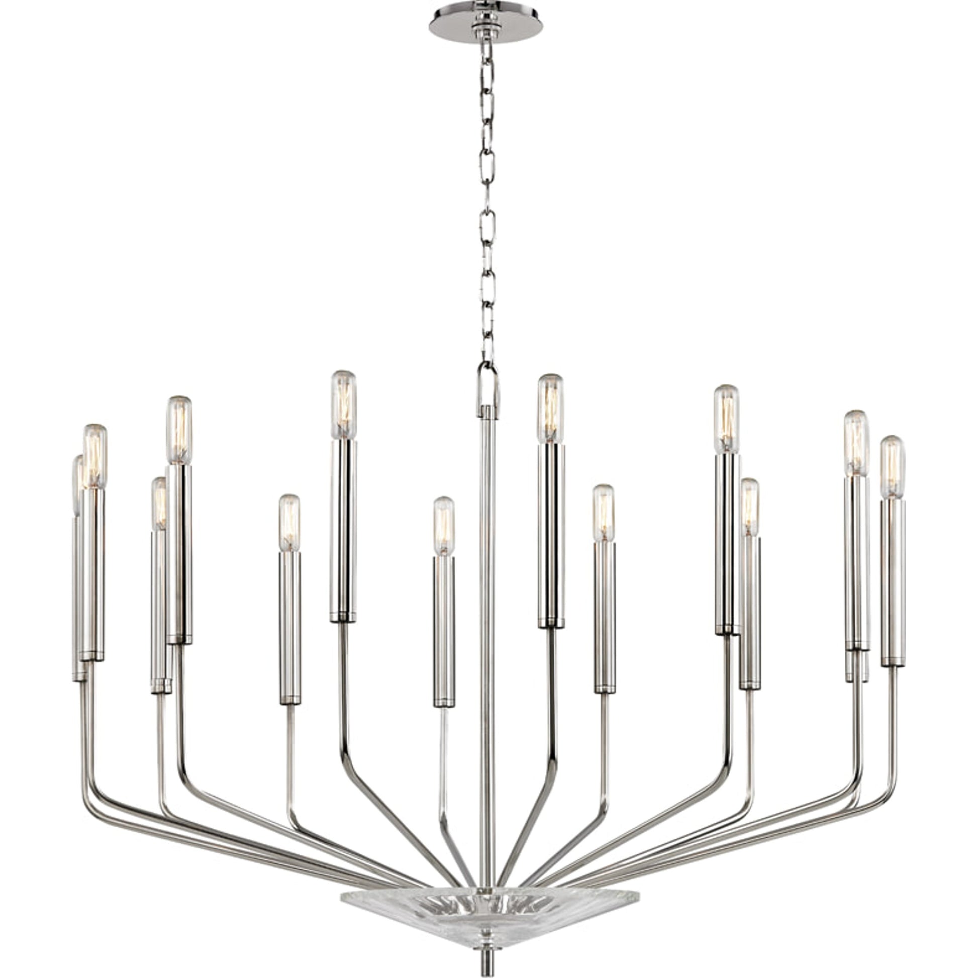Gideon Chandelier by Hudson Valley. Made from steel in a modern style.
