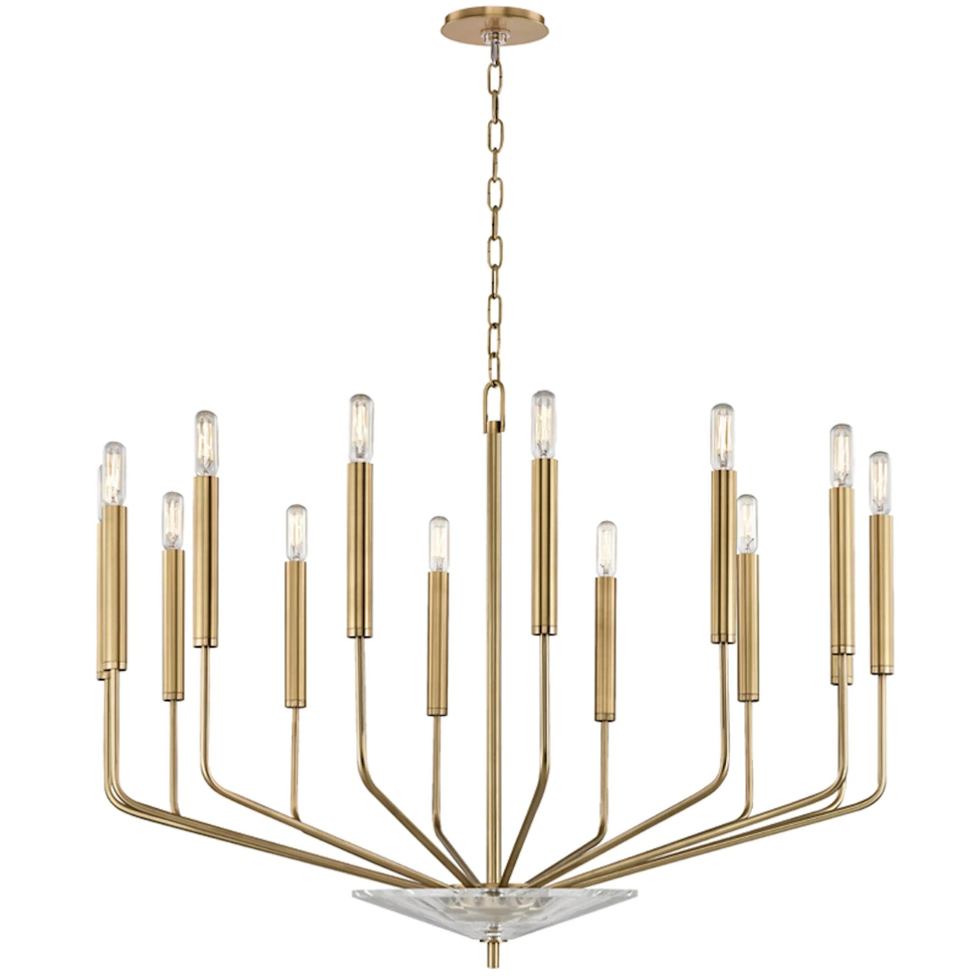 Gideon Chandelier by Hudson Valley. Made from steel in a modern style.