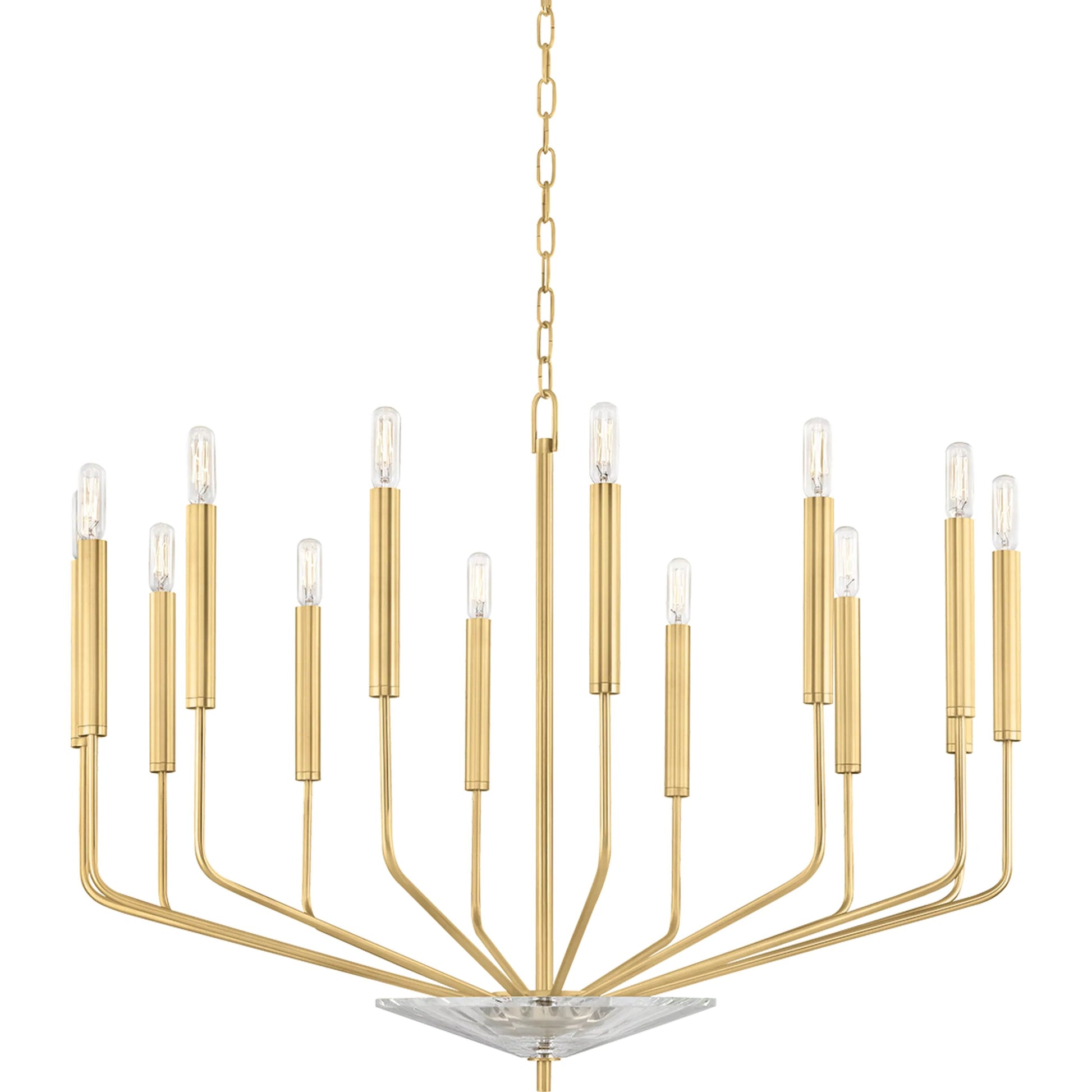 Gideon Chandelier by Hudson Valley. Made from steel in a modern style.
