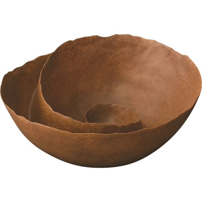 Spiral Bowl by Global Views in matte white. Made from ceramic in a coastal style.