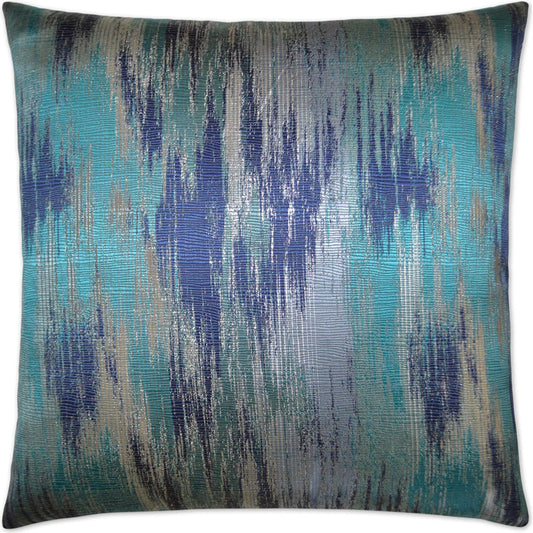 Lumina Pillow by DV Kap Home in blue. Made from 100% polyester in a eclectic & global style.