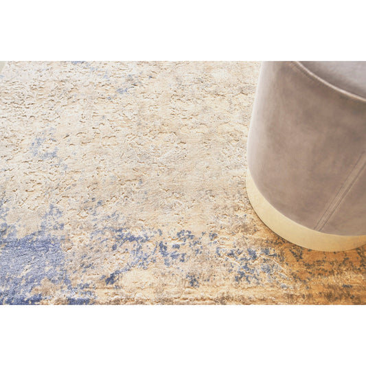 Roset 2623 Rug by Exquisite Rugs in beige/blue. Made from unique in a unique style.