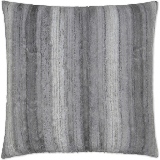 Raya Fur by DV Kap Home in gray. Made from 100% polyester in a modern style.