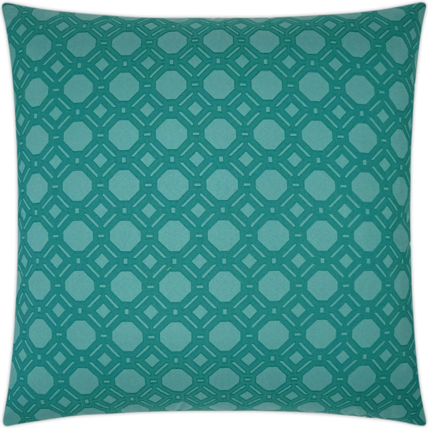 000 SI-2381583 | Primary Silo | Level Off Pillow by DV Kap Home in peacock. Made from 61% rayon, 39% polyester in a eclectic & global style.