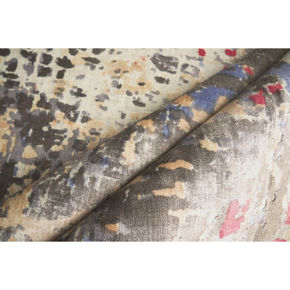 Reflections Rug - Multi by Exquisite Rugs in multi. Made from bamboo silk in a unique style.