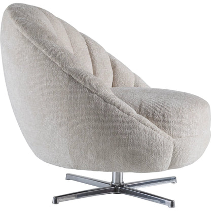 Lucille Swivel Chair by Artistica Home in polished chrome. Made from unique in a unique style.