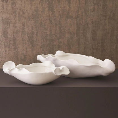 Free Form Organic Bowl by Global Views. Made from ceramic in a modern style.