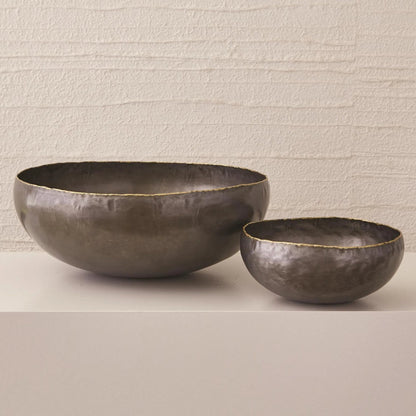 Laforge Bowl by Global Views. Made from iron in a eclectic & global style.
