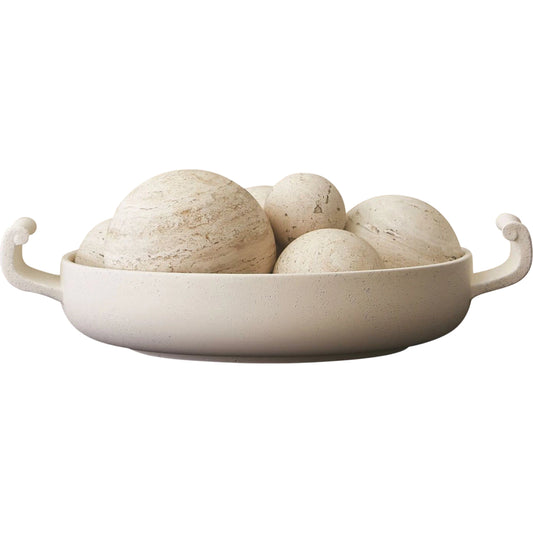 Copenhagen Low Bowl by Global Views. Made from ceramic in a modern style.