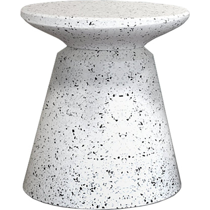 Concrete Mineral Side Table by LH Imports. Made from concrete in a unique style.