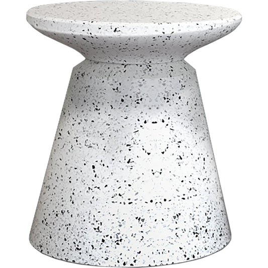 Concrete Mineral Side Table by LH Imports. Made from concrete in a unique style.