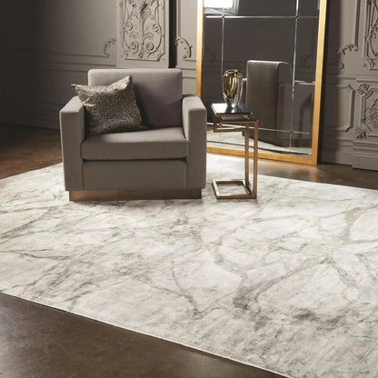 Mirror Match Marble Rug by Global Views in neutral and marble. Made from unique in a traditional style.