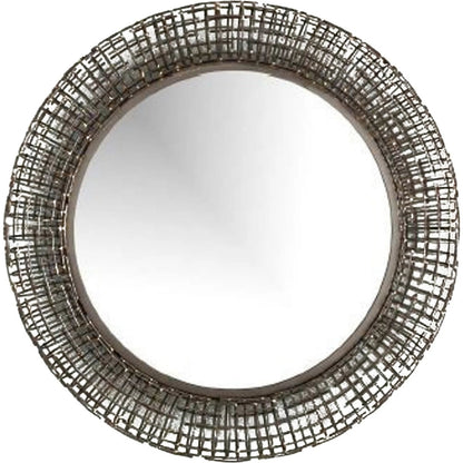 Regal Mirror by LH Imports in distressed bronze. Made from unique in a eclectic & global style.