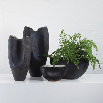 Oxus Pinched Bowl by Global Views. Made from porcelain in a eclectic & global style.