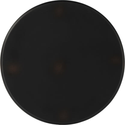 Kolmar Metal Accent Table by Butler Specialty Company in gray and metalworks. Made from cast aluminum in a traditional style.