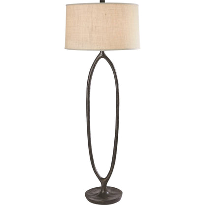 Ellipse Floor Lamp by Global Views in bronze. Made from cast iron in a eclectic & global style.