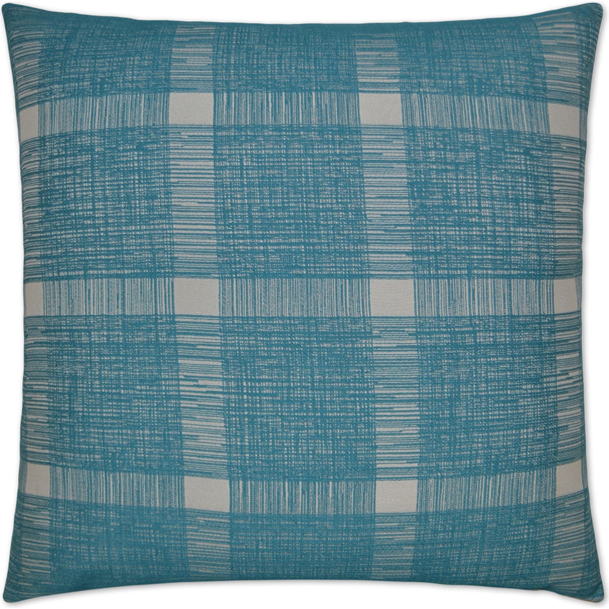 Checkmate by DV Kap Home in turquoise, teal. Made from 47% cotton, 33% polyester, 20% rayon in a transitional style.