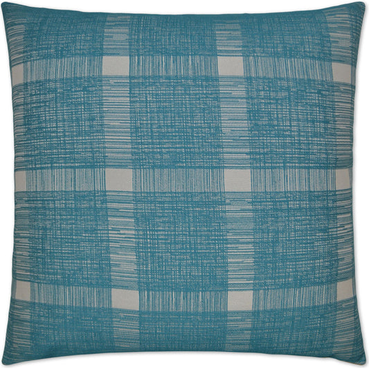 Checkmate by DV Kap Home in turquoise, teal. Made from 47% cotton, 33% polyester, 20% rayon in a transitional style.
