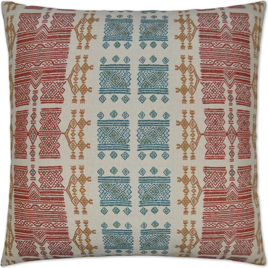 Cochise Pillow by DV Kap Home in red. Made from unique in a unique style.