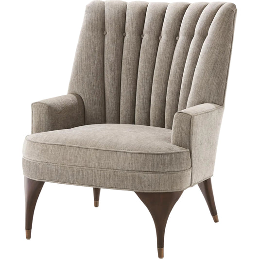 Duncan Chair by Global Views in oiled walnut. Made from unique in a transitional style.