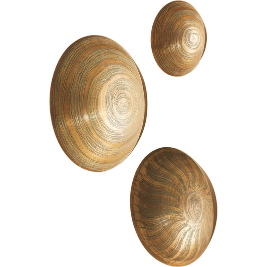 Sun Etched Wall Bowls by Global Views. Made from brass, iron in a eclectic & global style.