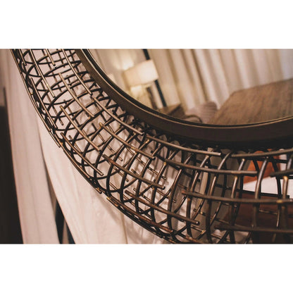 Regal Mirror by LH Imports in distressed bronze. Made from unique in a eclectic & global style.