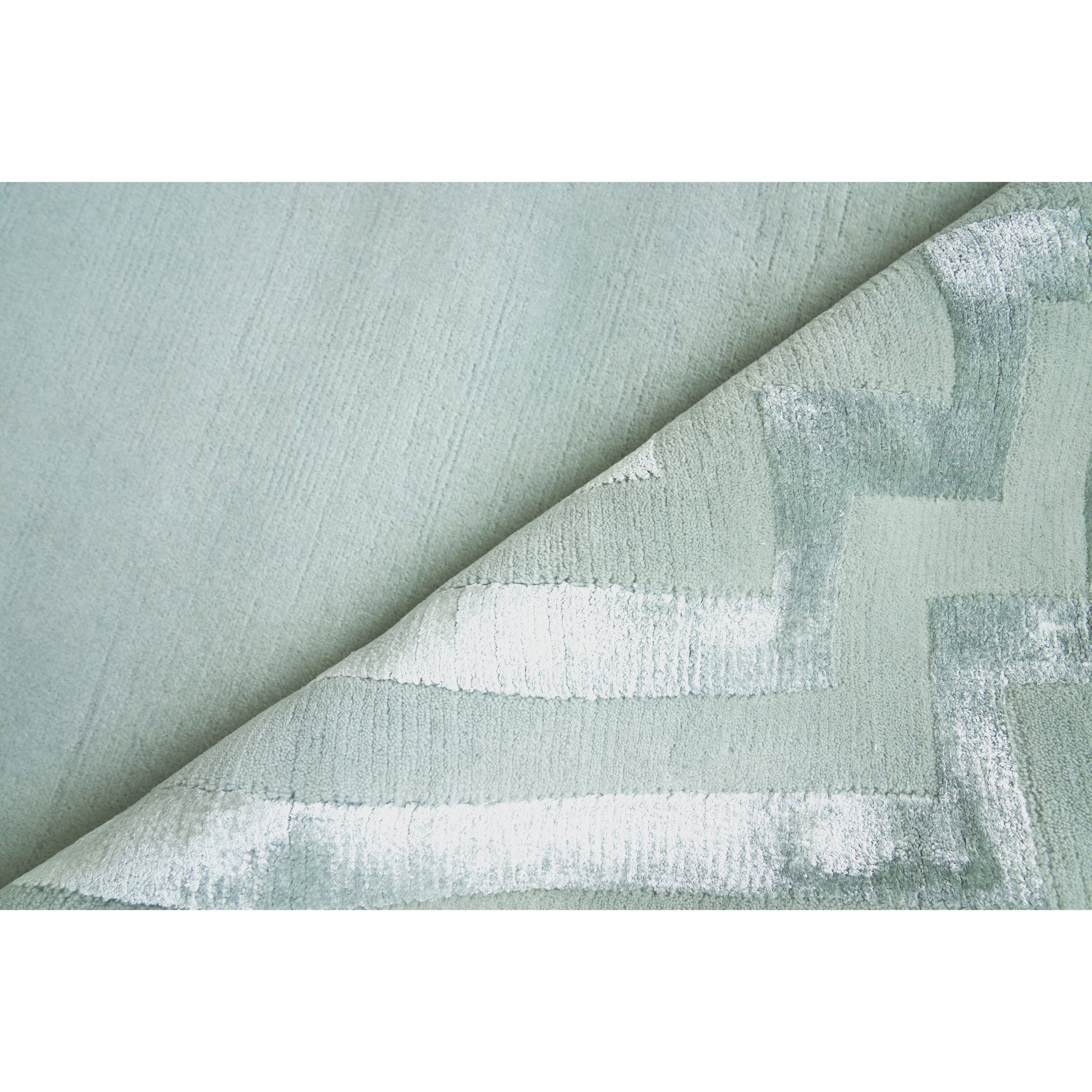 Vero 2501 Rug by Exquisite Rugs in aqua, blue. Made from wool, bamboo silk in a unique style.