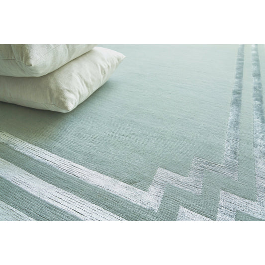 Vero Rug - Aqua, Blue by Exquisite Rugs in aqua/blue. Made from unique in a unique style.